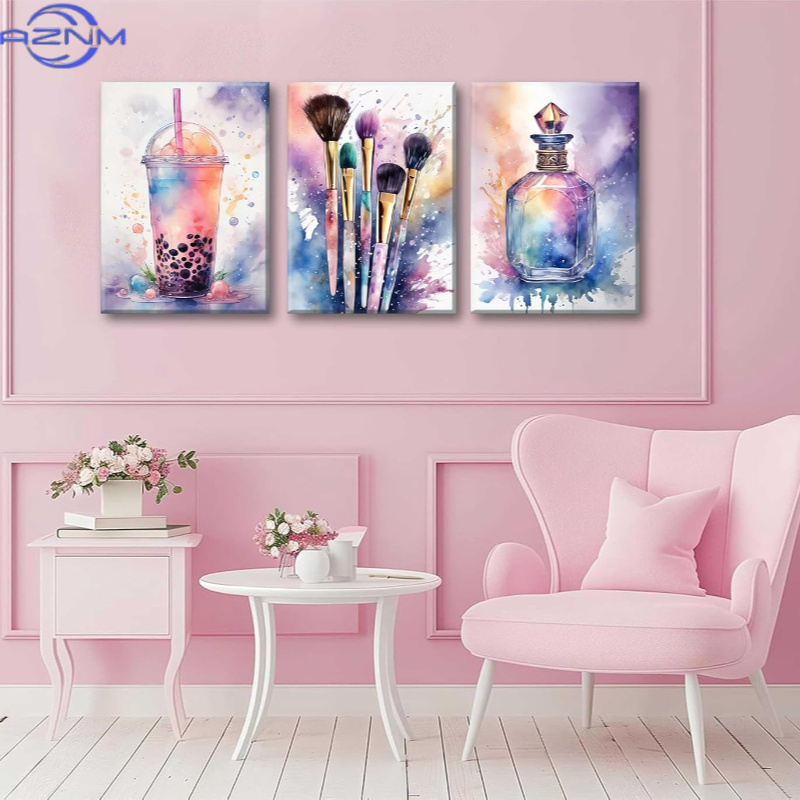 3 stuks luxe aquarel zoete ele - Luxury Lifestyle Pictures recensie en prijs