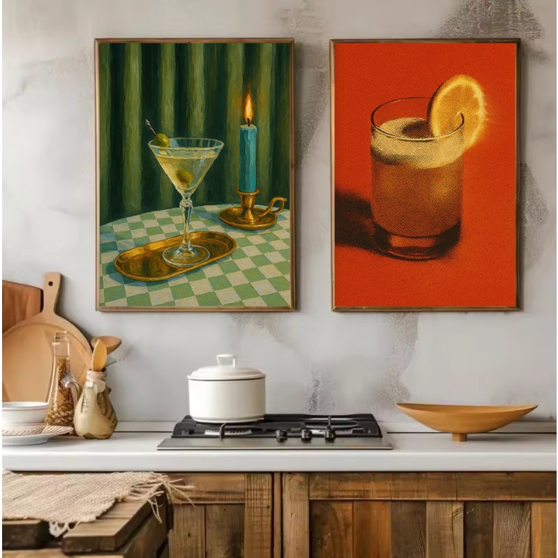 1pc Frameloze Vintage Zwarte K - Luxury Lifestyle Pictures recensie en prijs
