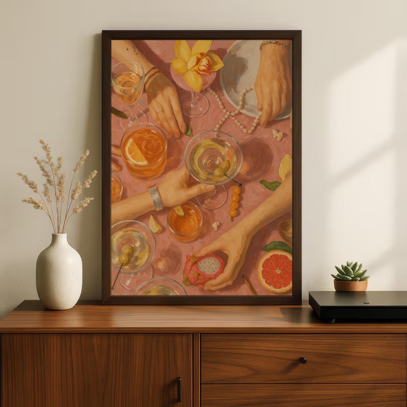 1pc Frameloze Vintage Zwarte K - Luxury Lifestyle Pictures recensie en prijs