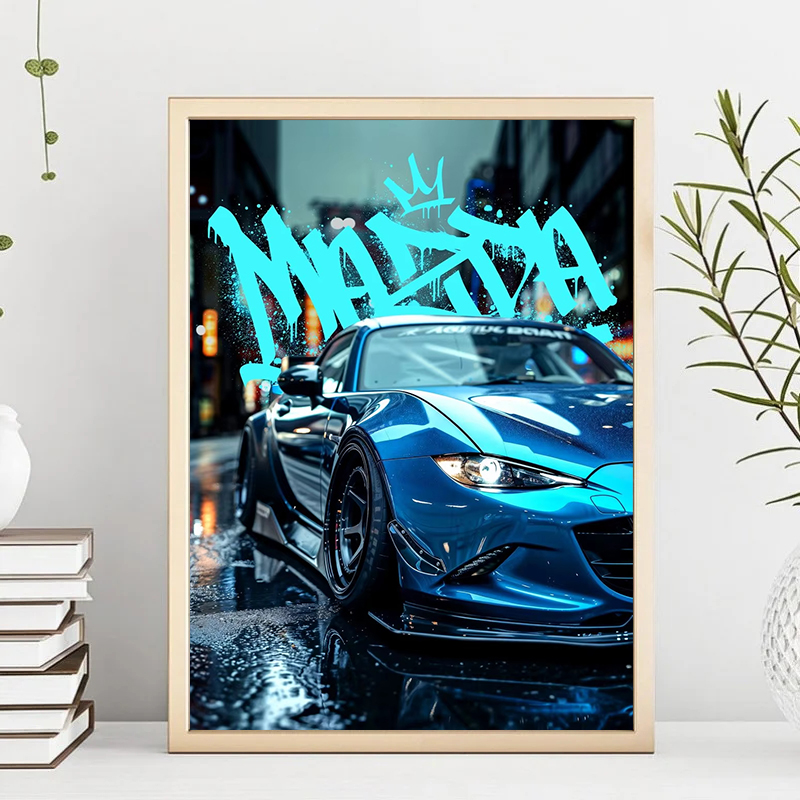 Blauwe Miata Supra Auto E36 Lu - Luxury Lifestyle Pictures recensie en prijs